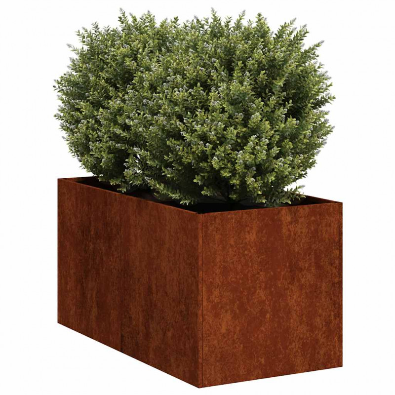 Doniczka Rusty 40x80x40 cm Stal nierdzewna