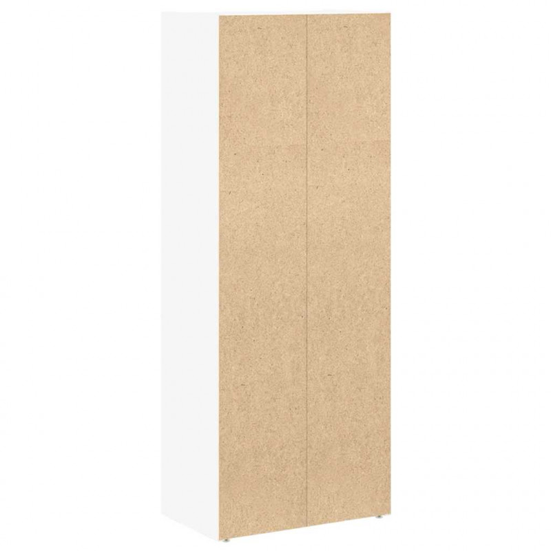 Regał na książki, biały, 40x24x102 cm, materiał drewnopochodny