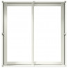 Doniczka Biała 80x80x40 cm Stal walcowana na zimno