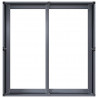 Doniczka Antracyt 80x80x40 cm Stal walcowana na zimno