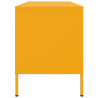 Szafka pod telewizor, musztardowa, 100,5x39x50,5 cm, stalowa