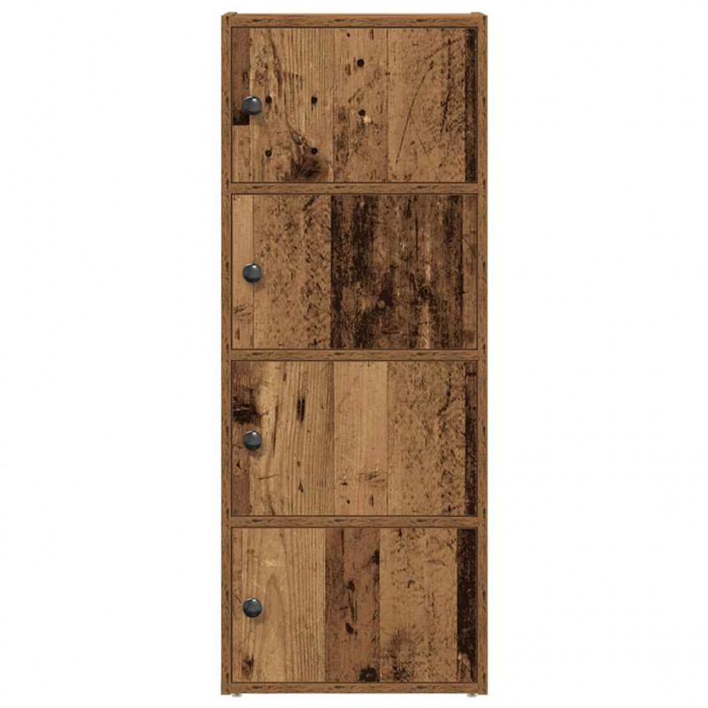 Regał na książki, stare drewno, 40x24x102 cm
