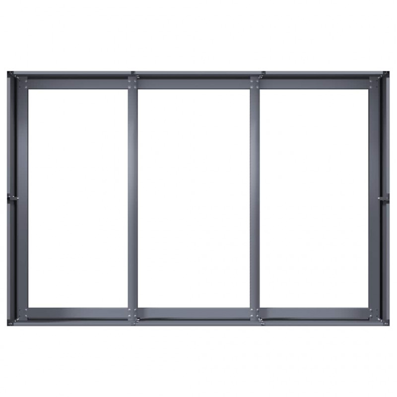 Doniczka Antracyt 120x80x40 cm Stal