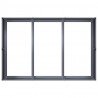 Doniczka Antracyt 120x80x40 cm Stal