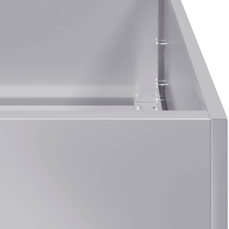 Doniczka 120x80x40 cm Stal ocynkowana