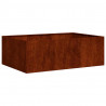 Doniczka Rusty 120x80x40 cm Stal nierdzewna