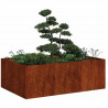 Doniczka Rusty 120x80x40 cm Stal nierdzewna