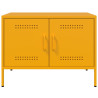 Szafka pod telewizor, musztardowa, 68x39x50,5 cm, stalowa