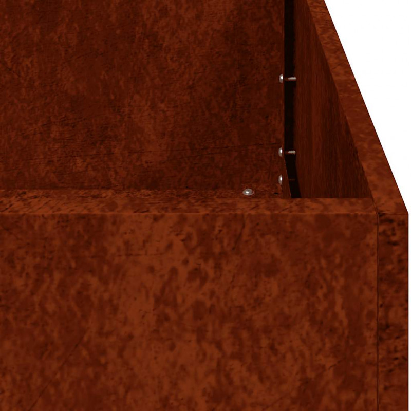 Doniczka Rusty 120x80x40 cm Stal nierdzewna