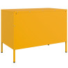 Szafka pod telewizor, musztardowa, 68x39x50,5 cm, stalowa