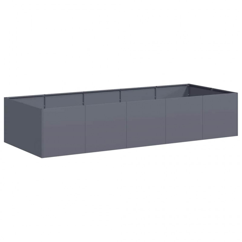 Doniczka Antracyt 200x80x40 cm Stal