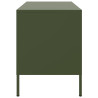 Szafka pod telewizor, oliwkowa, 68x39x50,5 cm, stalowa