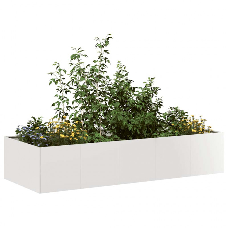 Doniczka 200x80x40 cm Stal nierdzewna