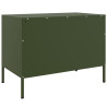 Szafka pod telewizor, oliwkowa, 68x39x50,5 cm, stalowa
