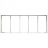 Doniczka 200x80x40 cm Stal nierdzewna