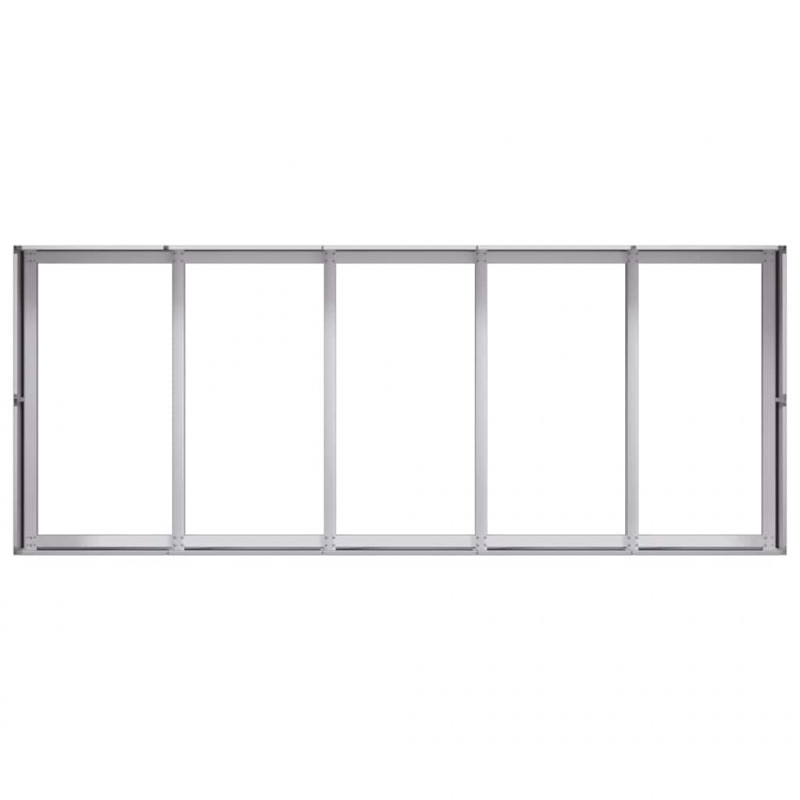 Doniczka 200x80x40 cm Stal ocynkowana
