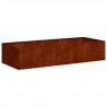 Doniczka Rusty 200x80x40 cm Stal nierdzewna