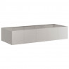 Doniczka Rusty 200x80x40 cm Stal nierdzewna