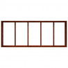 Doniczka Rusty 200x80x40 cm Stal nierdzewna