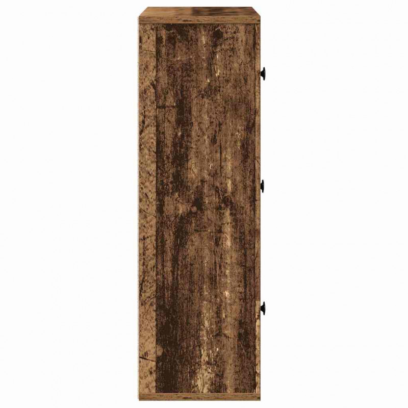 Regał, stare drewno, 60x24x76,5 cm, materiał drewnopochodny
