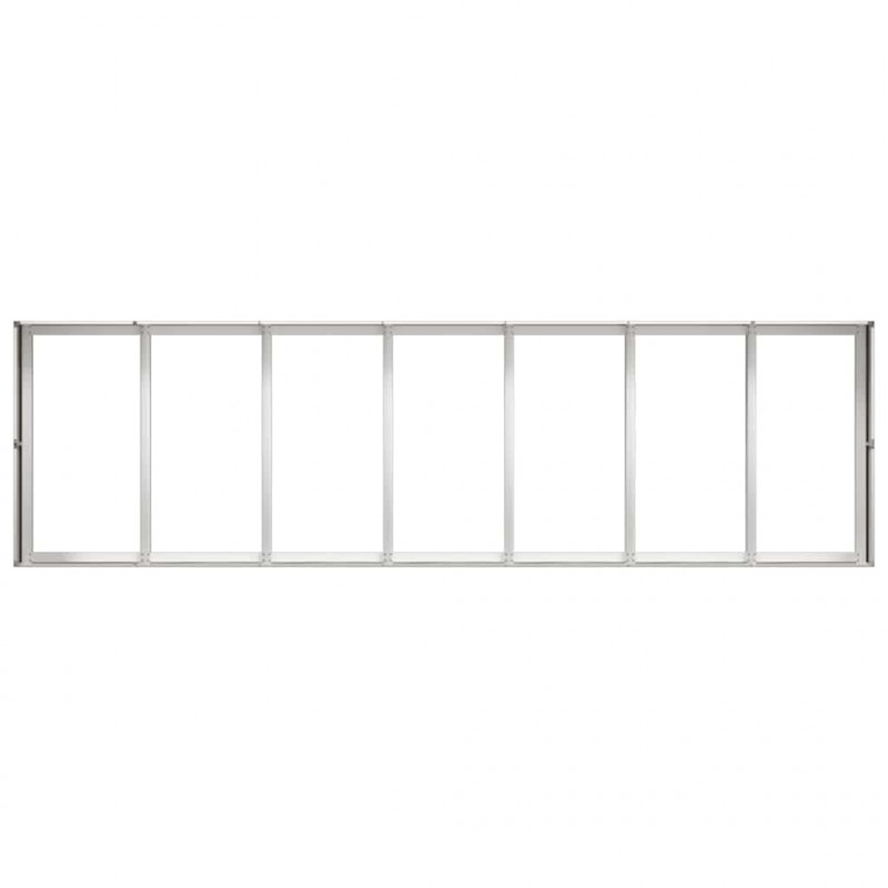 Doniczka 280x80x40 cm Stal nierdzewna