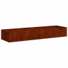Doniczka Rusty 280x80x40 cm Stal nierdzewna