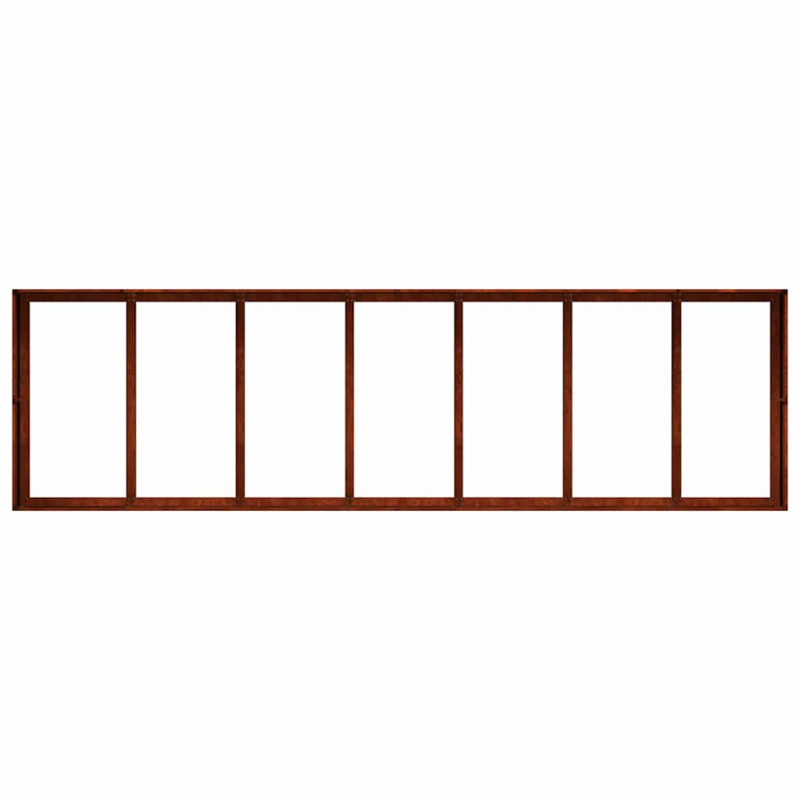 Doniczka Rusty 280x80x40 cm Stal nierdzewna