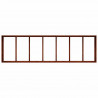 Doniczka Rusty 280x80x40 cm Stal nierdzewna