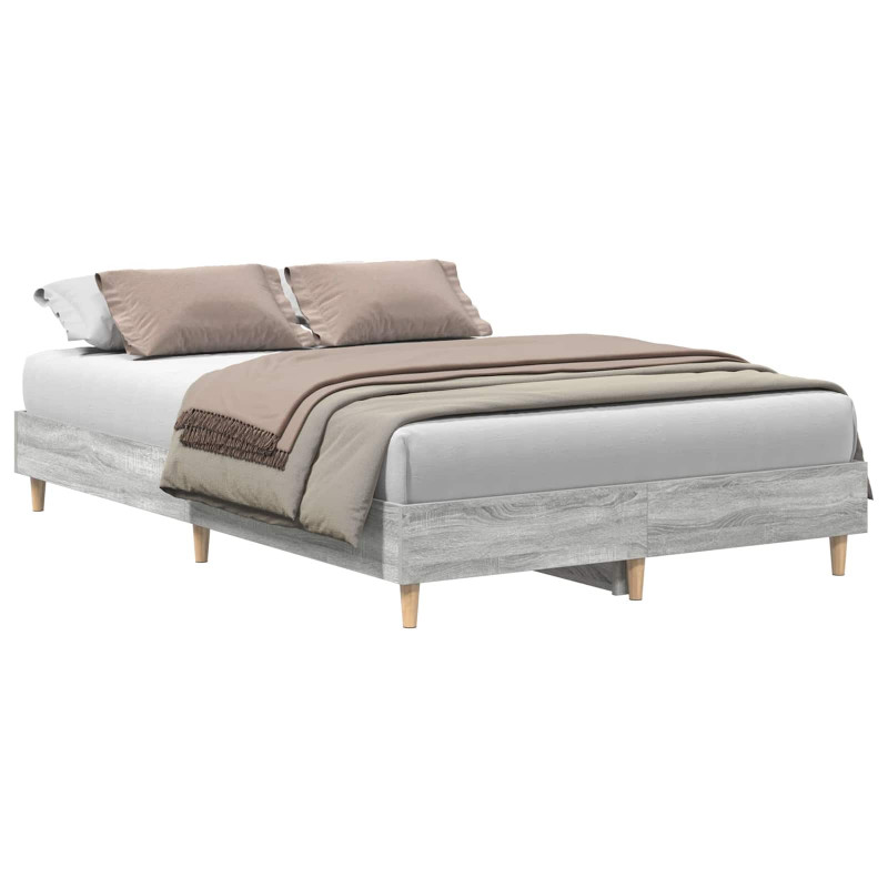 Ramka łóżka Szary Sonoma 193 x 123 x 25 cm