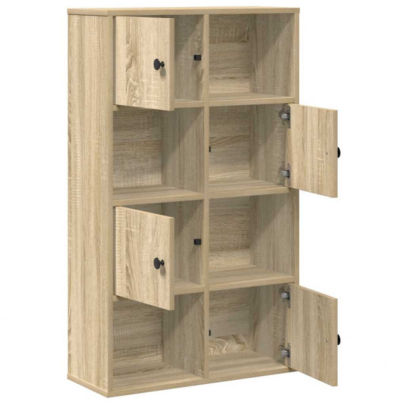 Regał, dąb sonoma, 60x24x101,5 cm, materiał drewnopochodny