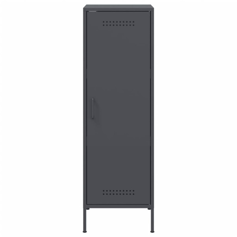 Szafka, antracytowa, 36x39x113 cm, stal