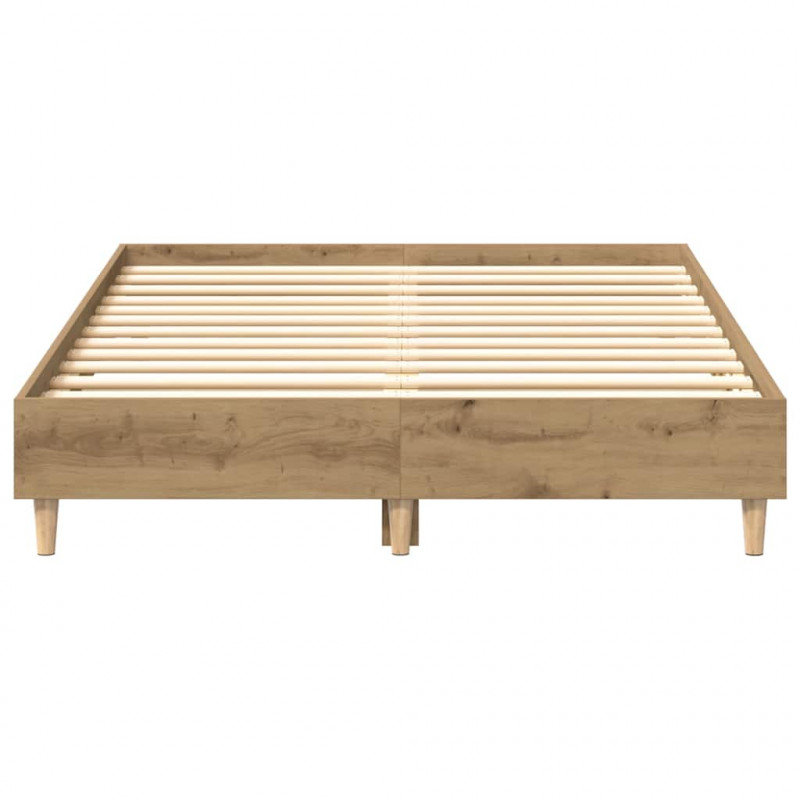 Rama łóżka bez materaca Artisan Oak 120x190 cm Drewno klejone