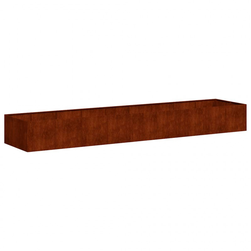 Doniczka Rusty 360x80x40 cm Stal nierdzewna