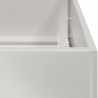 Doniczka 40x80x80 cm Stal nierdzewna
