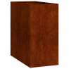 Doniczka Rusty 40x80x80 cm Stal nierdzewna