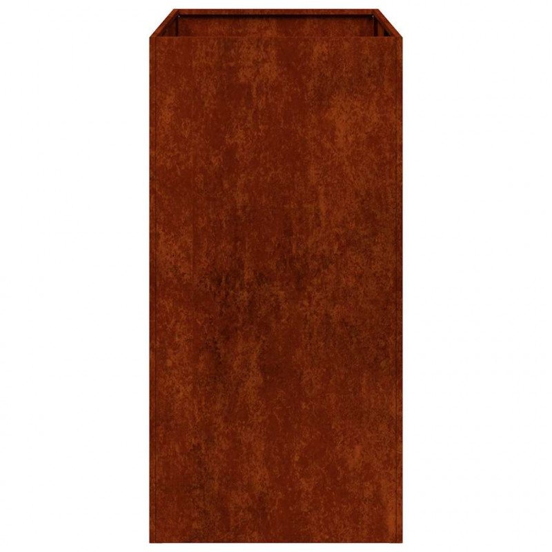Doniczka Rusty 40x80x80 cm Stal nierdzewna