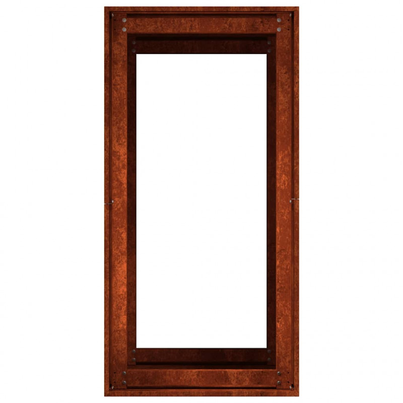 Doniczka Rusty 40x80x80 cm Stal nierdzewna