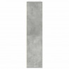 Regał, szarość betonu, 89x24x101,5 cm, materiał drewnopochodny
