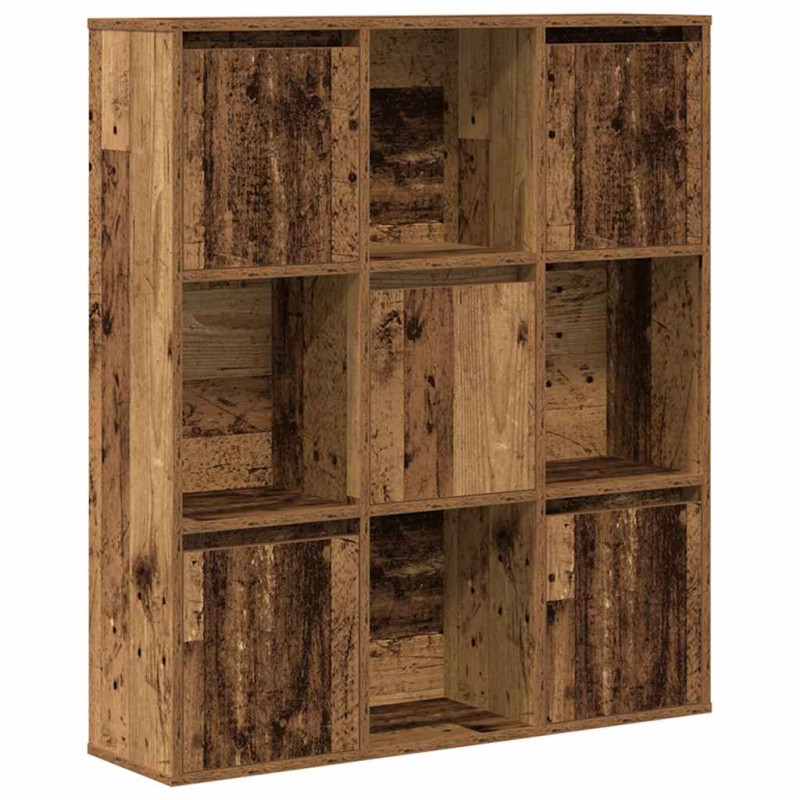 Regał, stare drewno, 89x24x101,5 cm, materiał drewnopochodny