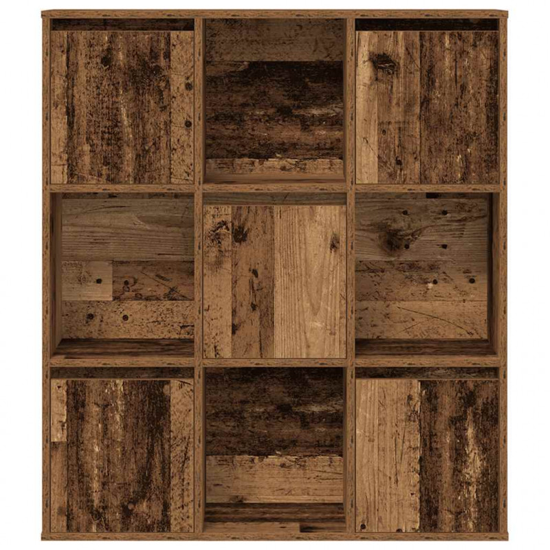 Regał, stare drewno, 89x24x101,5 cm, materiał drewnopochodny