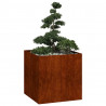 Doniczka Rusty 80x80x80 cm Stal nierdzewna