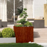 Doniczka Rusty 80x80x80 cm Stal nierdzewna