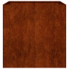 Doniczka Rusty 80x80x80 cm Stal nierdzewna