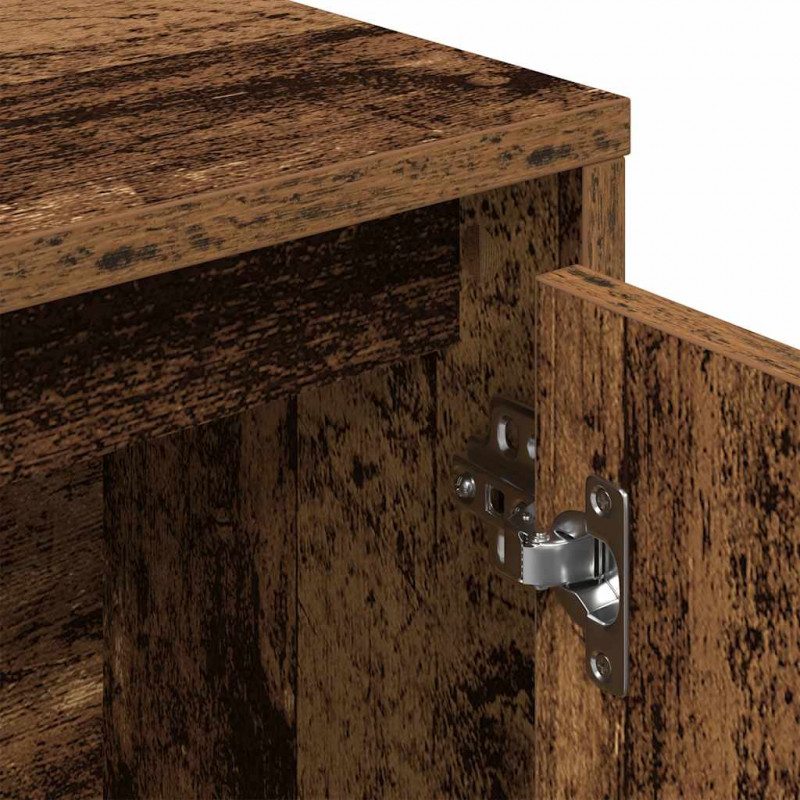 Regał, stare drewno, 89x24x101,5 cm, materiał drewnopochodny