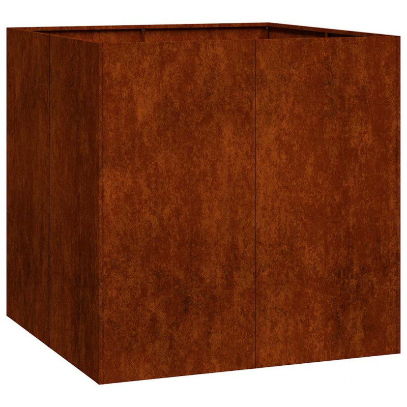 Doniczka Rusty 80x80x80 cm Stal nierdzewna