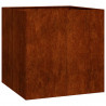 Doniczka Rusty 80x80x80 cm Stal nierdzewna