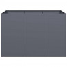 Doniczka Antracyt 120x80x80 cm Stal