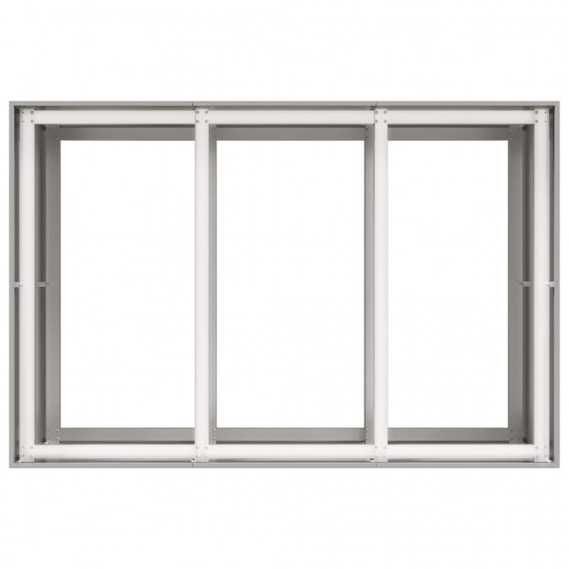 Doniczka 120x80x80 cm Stal nierdzewna