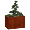 Doniczka Rusty 120x80x80 cm Stal nierdzewna