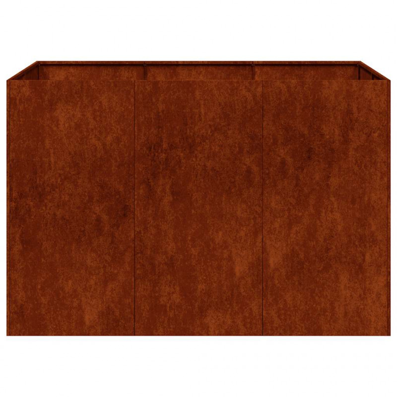Doniczka Rusty 120x80x80 cm Stal nierdzewna
